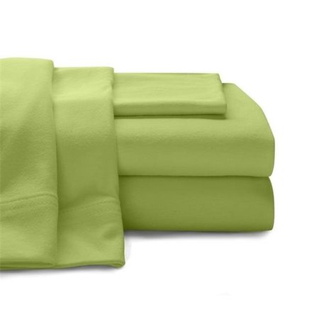 COMFORTCORRECT Sobel Westex Super Soft 100-Percent Cotton Jersey Sheet Set  Lime - Queen CO1525133